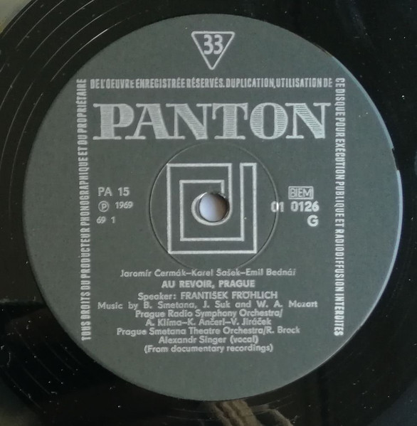 Jaromír Čermák , Karel Šašek , Emil Bednář - Praga Bohemiæ Metropolis | Panton (01 0126) - 3