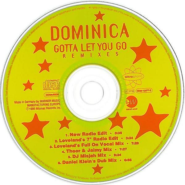 Dominica - Gotta Let You Go (Remixes) | Ultraphonic (0630-12377-2) - 3 Dominica - Gotta Let You Go (Remixes) | Ultraphonic (0630-12377-2) - 3