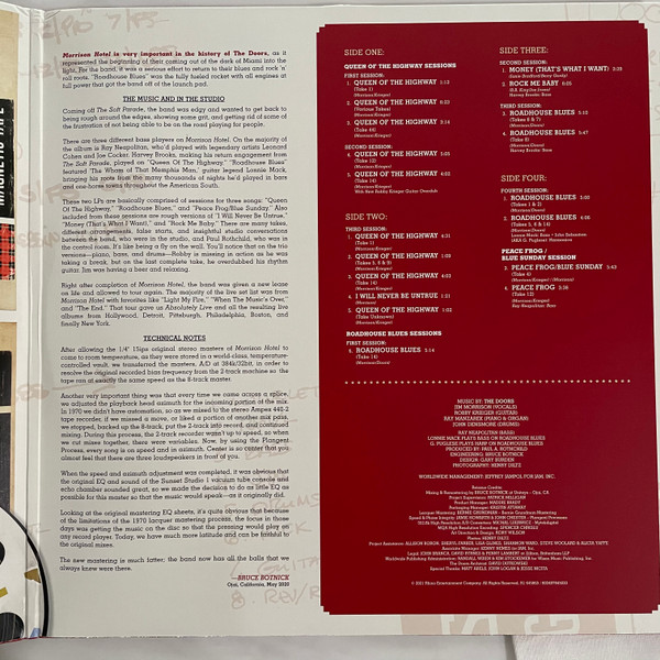 The Doors - Morrison Hotel Sessions | Rhino Records (R1 645865) - 3
