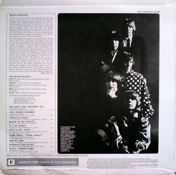 Blues Magoos - Psychedelic Lollipop | Mercury (SR 61096) - 2 Blues Magoos - Psychedelic Lollipop | Mercury (SR 61096) - 2