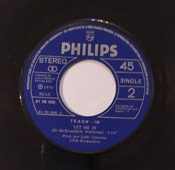 Teach-In - Ding-A-Dong / Let Me In | Philips (61 98 008) - 3