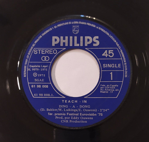 Teach-In - Ding-A-Dong / Let Me In | Philips (61 98 008) - 2