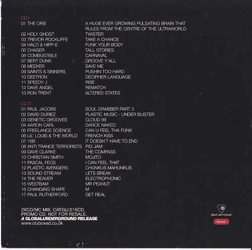 Darren Emerson - Global Underground 015: Uruguay | Boxed (GU:015CD) - 2