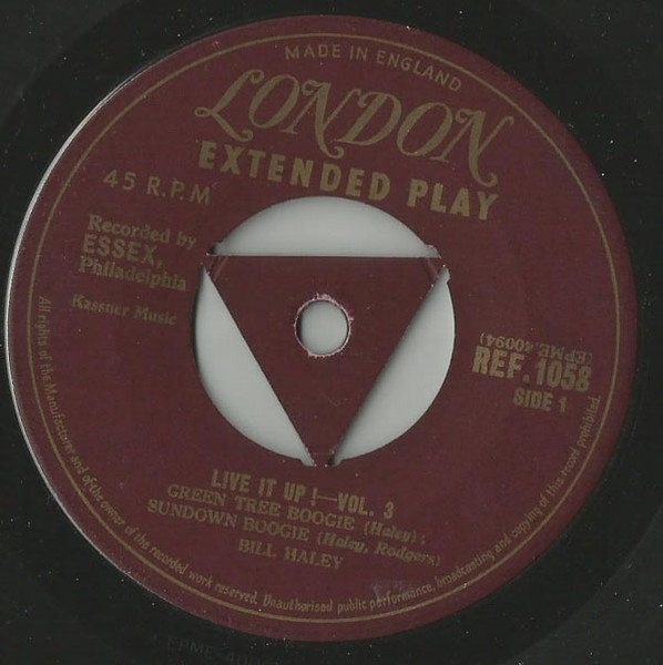 Bill Haley And His Comets - Live It Up ! Part 3 | London Records (RE-F 1058) - 3 Bill Haley And His Comets - Live It Up ! Part 3 | London Records (RE-F 1058) - 3