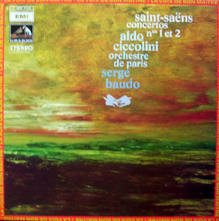 Camille Saint-Saëns - Aldo Ciccolini , Orchestre De Paris , Serge Baudo - Concertos Nos 1 Et 2 | La Voix De Son Maître (2C 069-11321)