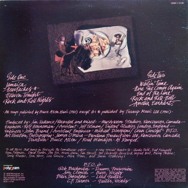 Bachman-Turner Overdrive - Rock N' Roll Nights | Mercury (SRM-1-3748) - 2