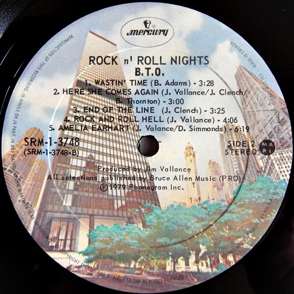 Bachman-Turner Overdrive - Rock N' Roll Nights | Mercury (SRM-1-3748) - 4