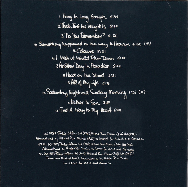 Phil Collins - ...But Seriously | Atlantic (CD 82050) - 4 Phil Collins - ...But Seriously | Atlantic (CD 82050) - 4