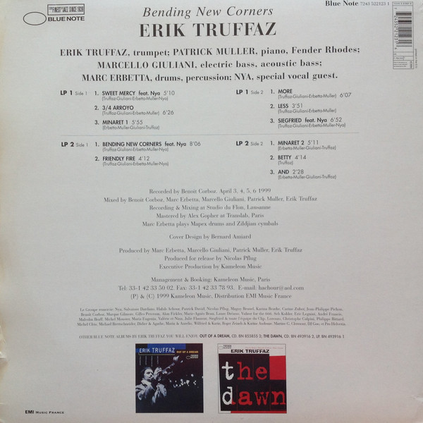 Erik Truffaz With Patrick Muller , Marcello Giuliani , Marc Erbetta Featuring Nya - Bending New Corners | Blue Note (5221231) - 2 Erik Truffaz With Patrick Muller , Marcello Giuliani , Marc Erbetta Featuring Nya - Bending New Corners | Blue Note (5221231) - 2