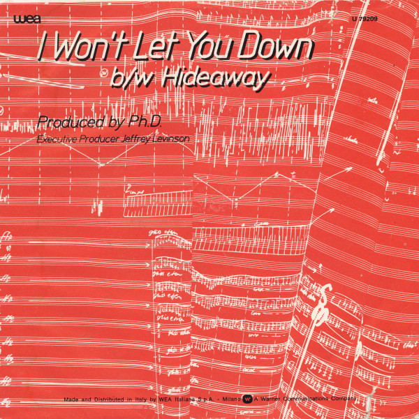 Ph.D. - I Won't Let You Down | WEA (U 79209) - 2