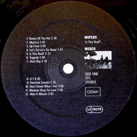 Wipers - Is This Real? | Weird System (WS024) - 2