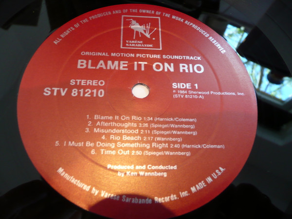 Blame It On Rio (Original Motion Picture Soundtrack)