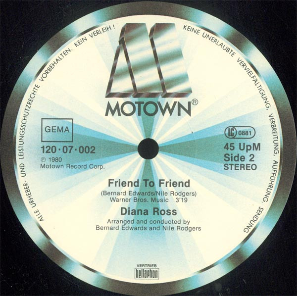 Diana Ross - Upside Down | Motown (120·07·002) - 4