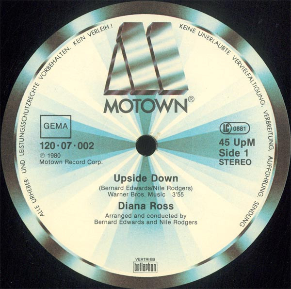 Diana Ross - Upside Down | Motown (120·07·002) - 3