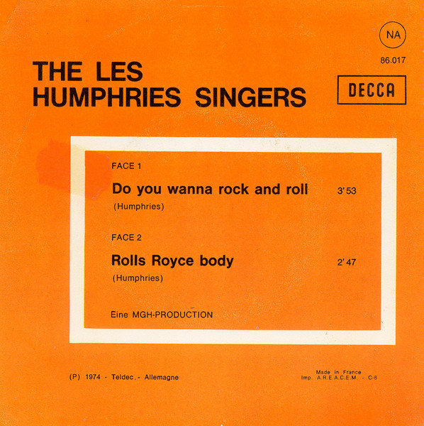 Les Humphries Singers - Do You Wanna Rock'n Roll | Decca (86.017) - 2