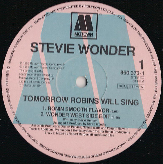 Stevie Wonder - Tomorrow Robins Will Sing | Motown (860 373-1) - 2 Stevie Wonder - Tomorrow Robins Will Sing | Motown (860 373-1) - 2