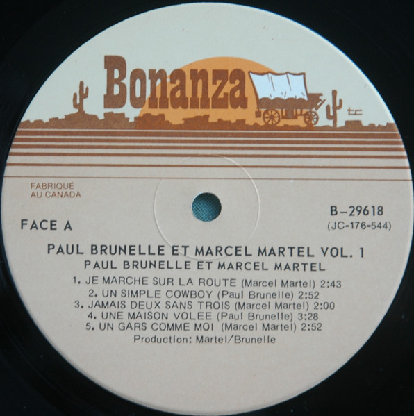 Paul Brunelle Et Marcel Martel - Volume 1 | Bonanza (B-29618) - 4 Paul Brunelle Et Marcel Martel - Volume 1 | Bonanza (B-29618) - 4