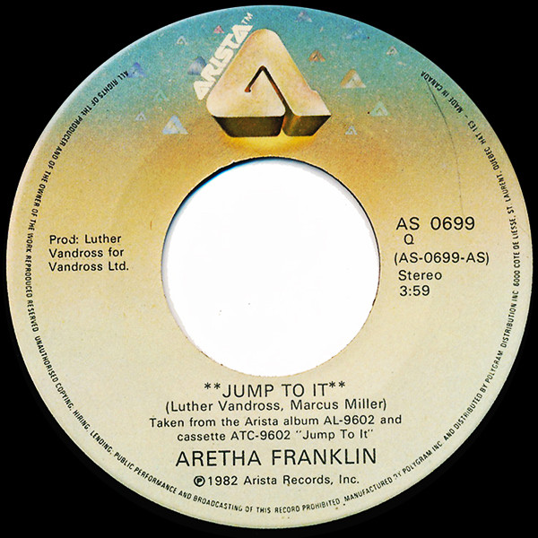 Aretha Franklin - Jump To It | Arista (AS 0699)