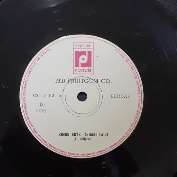 1910 Fruitgum Company - Simon Says / Reflections From The Looking Glass | Rozenblit (CS - 5.013) - 2 1910 Fruitgum Company - Simon Says / Reflections From The Looking Glass | Rozenblit (CS - 5.013) - 2