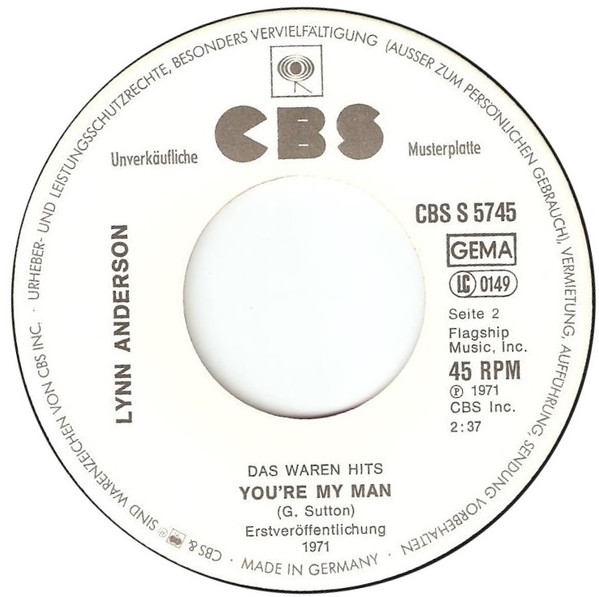 Lynn Anderson - Rose Garden | CBS (5745) - 2