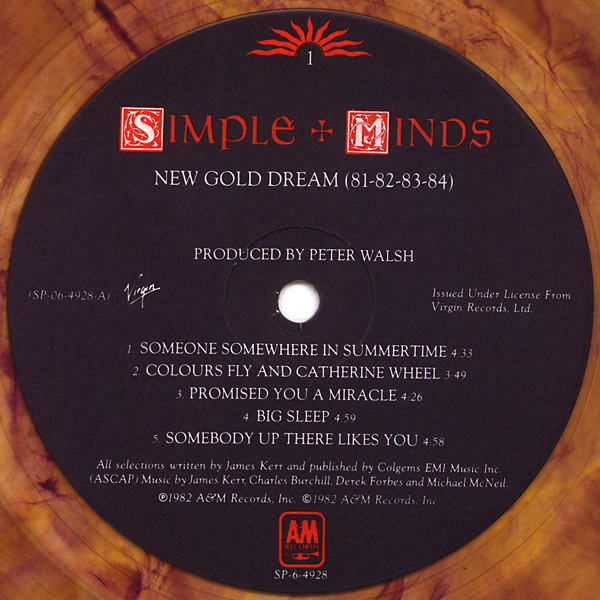 Simple Minds - New Gold Dream (81-82-83-84) | A&M Records (SP-6-4928) - 3 Simple Minds - New Gold Dream (81-82-83-84) | A&M Records (SP-6-4928) - 3