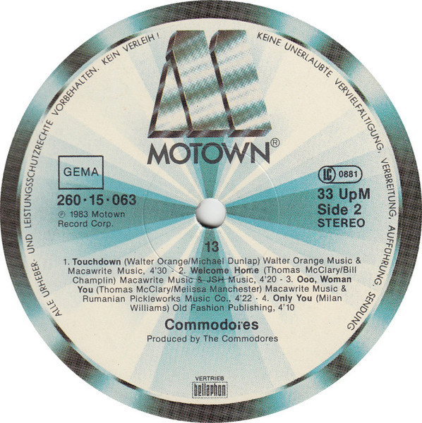Commodores - 13 | Motown (260·15·063) - 4