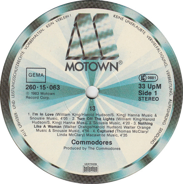 Commodores - 13 | Motown (260·15·063) - 3