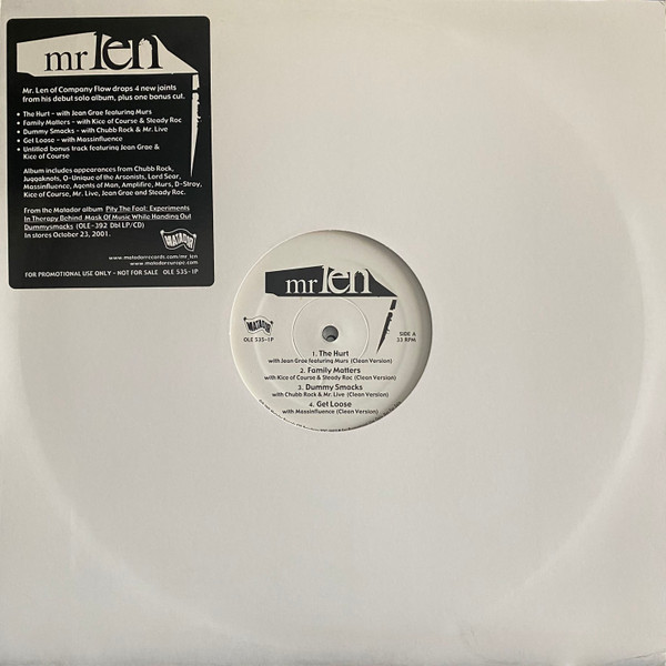 Mr. Len - Pity The Fool | Matador (OLE 535-1P) - main Mr. Len - Pity The Fool | Matador (OLE 535-1P) - main