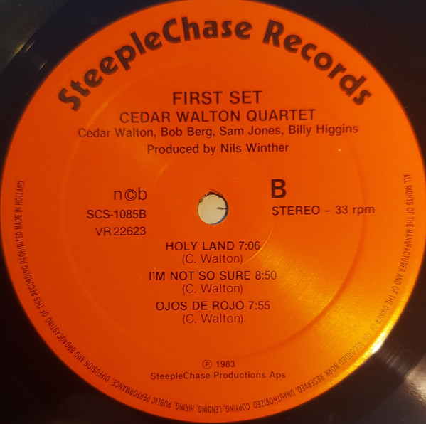 Cedar Walton Quartet - First Set | SteepleChase (SCS-1085) - 4 Cedar Walton Quartet - First Set | SteepleChase (SCS-1085) - 4