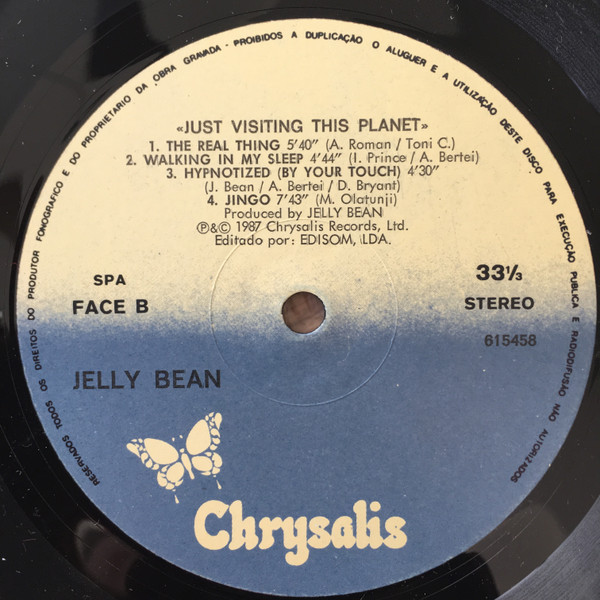 John "Jellybean" Benitez - Just Visiting This Planet | Chrysalis (615458) - 3