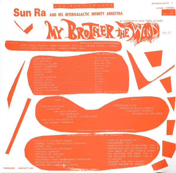 The Sun Ra Arkestra - My Brother The Wind, Vol II | Saturn Research (SRA 2000) - 2 The Sun Ra Arkestra - My Brother The Wind, Vol II | Saturn Research (SRA 2000) - 2