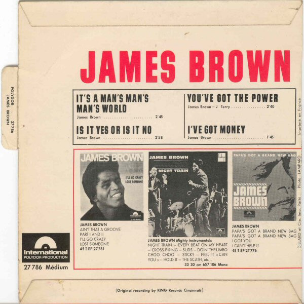 James Brown - It's A Man's Man's Man's World | International Polydor Production (27 786) - 2 James Brown - It's A Man's Man's Man's World | International Polydor Production (27 786) - 2