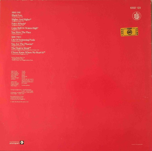 Judie Tzuke - I Am The Phoenix | The Rocket Record Company (6302 123) - 2 Judie Tzuke - I Am The Phoenix | The Rocket Record Company (6302 123) - 2