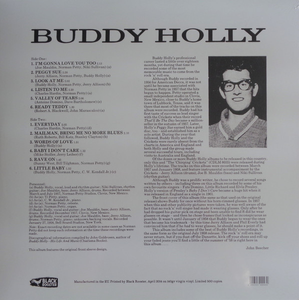 Buddy Holly - Buddy Holly | Black Rooster (ROO68002) - 2 Buddy Holly - Buddy Holly | Black Rooster (ROO68002) - 2