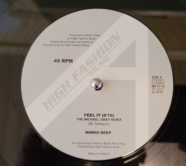 Mirko Deep - Feel It | High Fashion Music (MS 511) - 2