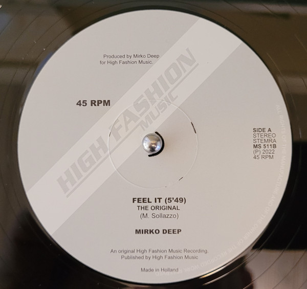 Mirko Deep - Feel It | High Fashion Music (MS 511) - 3