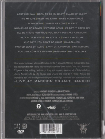 Bon Jovi - Live At Madison Square Garden | Island Records (B0014337709) - 3 Bon Jovi - Live At Madison Square Garden | Island Records (B0014337709) - 3