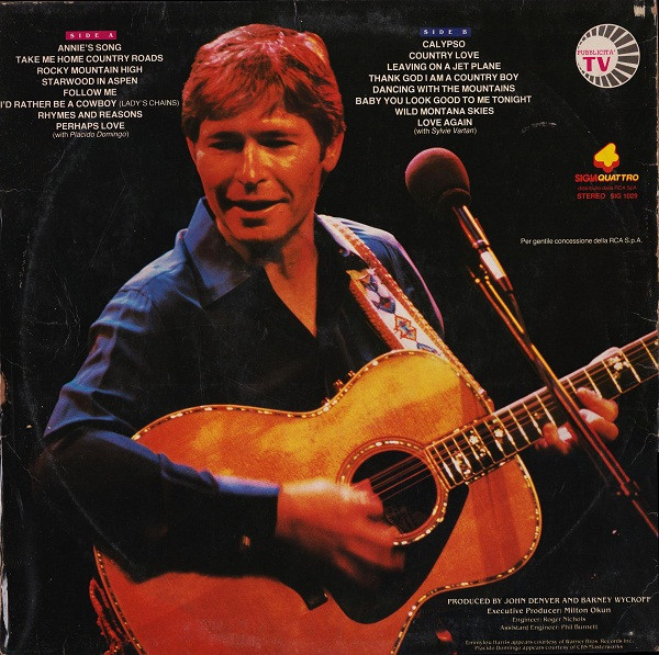 John Denver - I Grandi Successi Di John Denver | Sigla Quattro (SIG 1029) - main John Denver - I Grandi Successi Di John Denver | Sigla Quattro (SIG 1029) - main
