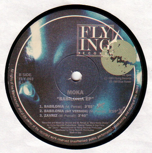 Moka DJ - Babilonia EP | Flying Records (FLY 093) - 3