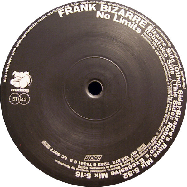Frank Bizarre - No Limits | Maddog (INT 125.873) - 2 Frank Bizarre - No Limits | Maddog (INT 125.873) - 2