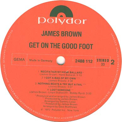 James Brown - Get On The Good Foot | Polydor (2669 002) - 4 James Brown - Get On The Good Foot | Polydor (2669 002) - 4