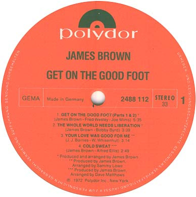 James Brown - Get On The Good Foot | Polydor (2669 002) - 3 James Brown - Get On The Good Foot | Polydor (2669 002) - 3