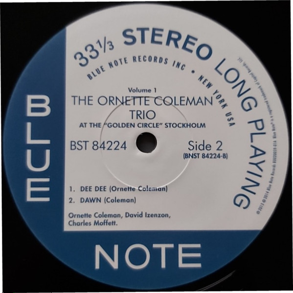The Ornette Coleman Trio - At The "Golden Circle" Stockholm (Volume One) | Blue Note (84224) - 4 The Ornette Coleman Trio - At The "Golden Circle" Stockholm (Volume One) | Blue Note (84224) - 4