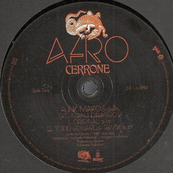 Cerrone Featuring Tony Allen & Manu Dibango - Afro | Because Music (BEC5156085) - 4 Cerrone Featuring Tony Allen & Manu Dibango - Afro | Because Music (BEC5156085) - 4