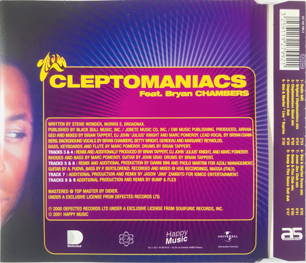 Cleptomaniacs Featuring Bryan Chambers - All I Do | Absolute Sound (AS 192 799-2) - 2 Cleptomaniacs Featuring Bryan Chambers - All I Do | Absolute Sound (AS 192 799-2) - 2