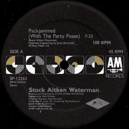 Stock, Aitken & Waterman - Packjammed (With The Party Posse) | A&M Records (SP-12263) - main Stock, Aitken & Waterman - Packjammed (With The Party Posse) | A&M Records (SP-12263) - main