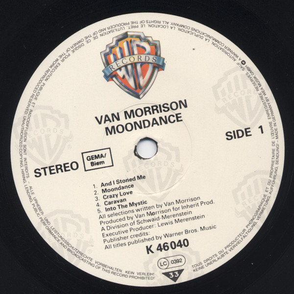 Van Morrison - Moondance | Warner Bros. Records (46 040) - 3 Van Morrison - Moondance | Warner Bros. Records (46 040) - 3