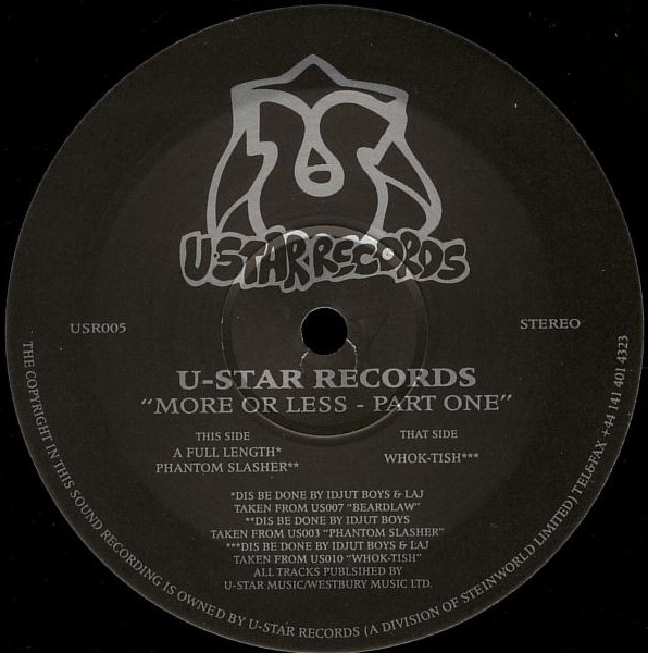 Various - More Or Less | U-Star Records (USRLP 001) - 3