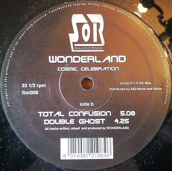 Wonderland - Cosmic Celebration | Sound Of Rome (SOR 008) - 2
