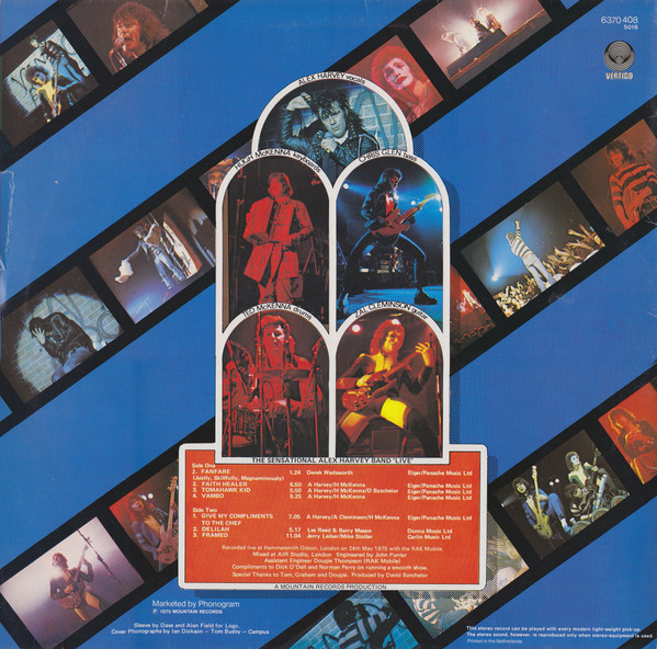 The Sensational Alex Harvey Band - Live | Vertigo (6370 408) - 2